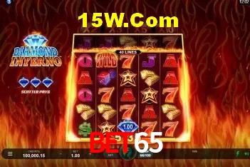 Interface moderna da plataforma Bet65